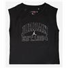 Jordan Jdg Secret Diary Ribbed Tank Canotta Nera Junior Bimba
