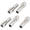 Ruilogod Diagramma di serraggio da 3 mm per lo strumento rotante Chuck Collet Silver Tone 5 PCS