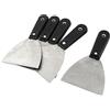 Ruilogod Plastic Handle Putty Scraper Drywall Spatula 4 Larghezza Blade 5pcs