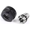 Ruilogod 6mm ER11 Precision Spring Collet Chuck Silver Tone W dado a vite