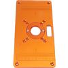 Rcniso Router Table Insert Trimming Machine Flip Panel Lega di Alluminio Antiruggine Facile da Installare Multifunzionale per la Casa