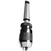 Smarbettiy Mandrino autoserrante senza chiave per gambo conico 2 e R8, adatto a capacità B10 a B22, compatibile con tornio per fresatrici CNC, nero (asta B22 MT2 da 5-20 mm)
