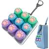 Generico Giocattolo Antistress da Tastiera - 9 in 1 Gadget Antistress a Forma di di Gatto,Key Clicker Fidget | per Viaggi in Auto Aereo Casa Lavoro Scuola Aula