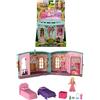 Mattel Universal Wicked - Dormitorio Popolare, set ispirato al film con 3 aree di gioco e mini bambola Glinda snodata, 9 accessori inclusi, giocattolo per bambini, 4+ anni, JHC00