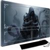 MPLRC PLAYMAT Grande Tappeto da Gioco Artistico con Borsa, Tappeto Personalizzato per Carte da Gioco per MTG, Cuciture ai Bordi, Compatibile con Custodie Standard per Carte 60 cm x 35 cm (with Zone,3)