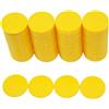 SmartDealsPro - Set di 100 25 mm/2,5 cm in plastica Opaca Learning Counting Counters Poker Chips con Scatola, Yellow
