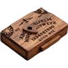 Ghjkldha Tavola spirituale in miniatura, Miniature in legno Ouija Board, Decorazione in miniatura, Tavola Ouija in legno, Tavola Ouija con planchettes, Tavola in miniatura per esposizione