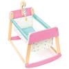 Hape Sweet Dreams - Culla per bambole, accessori per bambole giocattolo, culla in legno