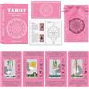 Smoostart Tarocchi per principianti con significati sulle carte, include custodia in velluto di alta qualità e libro guida, carte spesse 450 g/m²