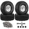 4 Pezzi Pneumatico Crawler 2.2 Pollici Grip Forte Accessorio RC Buona Presa
