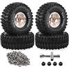 4 Pezzi Pneumatico Crawler 2.2 Pollici Grip Forte Accessorio RC Buona Presa