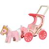 Baby Annabell Carrozza e Pony - per Bambole da 36 e 43 cm - La Carrozza Include Effetti di Luce, Maniglia/Imbracatura Rimovibile - Funziona con Pile - per Bambini e Bambine da 1 Anno in su