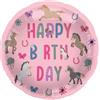 Folat 27510 Decorazione di Compleanno a Cavallo Rosa - Palloncini Alluminio - Happy Horses - 45 cm - Forniture per Feste a Tema Cavallo