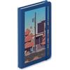 Quaderno pelle PU con 100 fogli a righe personalizzabile Nopuk Line personalizzate o neutre