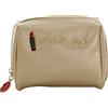 Camomilla Pochette Beauty "Make Up" Oro Champagne con Charm Labbra
