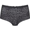 sloggi Donna Zero Feel Lace 2.0 High Waist, Nero, XS