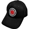Rock Off officially licensed products Red Hot Chili Peppers - Cappello Regolabile con Logo Ricamato, Nero, Taglia Unica, Nero, Taglia Unica