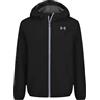 Under Armour Giacca Antivento Wintuck Wordmark per Bambino con Tecnologia UA Storm - 5K/5K, Antivento e Idrorepellente, Fodera in Mesh Traspirante, Nero, 14 Anni