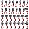 YIXISI 30 Pezzi 9V Batteria Clip, 9V Batteria a Bottone Cavo, DC Climentazione, con 10cm Cavo Volante (15 Pezzi T e 15 Pezzi I Tipo)