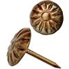 FUXXER 100 chiodi decorativi antichi, per tappezzeria, vintage, 11 mm, rame