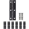 FUXXER® 6 cerniere antiche in metallo, stile vintage, 75 x 24 mm, colore: nero anticato