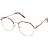 Crullé Bright C4 | Occhiali da Vista Graduati | Prova Online | Metallo | Tondi | Rosso, Oro | Adrialenti