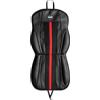 Momo STRIPE coprisedile in pelle nero rosso coprisedile