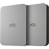 LaCie Disco rigido esterno LaCie Mobile Drive, 2 TB, 2,5", USB 3.2 Gen 1, argento