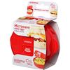 Sistema cuociuova per microonde | Contenitore per alimenti adatto al microonde | 271 ml | Privo di BPA | Rosso