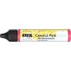 KREUL PicTixx 49732 - Penna per candele, 29 ml, colore rosso metallizzato, a base di cera liquida, per scrivere, decorare e dipingere candele, con punta fine