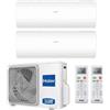 HAIER CONDIZIONATORE HAIER PEARL DUAL SPLIT 9000+12000 BTU INVERTER R32 3U55S2SR5FA A++ WIFI