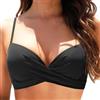Generic Reggiseno da bagno da donna senza schienale elegante Twist Front Swim Top Costumi da bagno Top Push Up Beach Costume da bagno Top Donna Costume da bagno Reggiseno