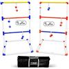 DOCTOR SPORT │ Gioco "Ladder golf" con 2 scale, gioco di lancio completo di palline e borsa per il trasporto, con set da 2 o 4 "bolas" morbide e dure, gioco ufficiale per professionisti
