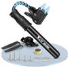 CYCLESPEED Mini pompe per bici con valvola Presta e Schrader, mini pompa manuale, pompa di gonfiaggio portatile con kit di riparazione, pompa di gonfiaggio veloce per pneumatici da strada e mountain bike