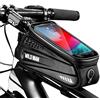 MOZOWO Borsa impermeabile per telaio della bicicletta, borsa da manubrio per bicicletta, tasca anteriore superiore per telefono, supporto per iPhone 11 Pro Max XS MAX XR X 8 7 6S Plus Smartphone sotto 6.5''