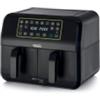 ARIETE Friggitrice Ad Aria Doppio Cestello Ariete 4623 Airy Fryer Dual Black