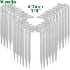 KESLA 50X Trasparente Piega Freccia 1/4 ''4/7mm Tubo Gocciolatore Emettitore di Gocciolamento Risparmio Idrico Sprinkler Giardino Micro Irrigazione Serra