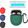 NONE Custodia protettiva per auricolari per Google Pixel Buds Pro 2 Custodia per auricolari con ricarica antipolvere e a goccia