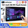 podofo(汽摩配) LeeKooLuu autoradio 1 Din 10.1 ''schermo IPS lettore MP5 Bluetooth Radio FM Wireless CarPlay / Android Auto Online riproduzione Video