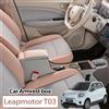 NONE Scatola bracciolo per auto per Leapmotor T03 2023 2024 2025 Scatola bracciolo portaoggetti centrale Modifica interna