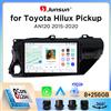 Junsun Autoradio Junsun Wireless CarPlay Android Auto per Toyota Hilux Mk8 (AN120/AN130) 2015-2020 con ventola di raffreddamento integrata, navigatore GPS Android, lettore multimediale, WiFi, DSP, RDS, BT,