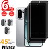 BSNOVT 6-in-1 Per Oneplus 15R Vetro Oneplus 15R Vetro Temperato Protezione Del Telefono 9H Anti-Spy Privacy Protezione Dello Schermo per Oneplus 15R