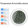 vivilife Sensore di temperatura e umidità con LCD per Tuya ZigBee Smart Life, supporto per controllo vocale Google Alexa, opzione gateway multimodale.