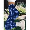NONE Leggings Sportivi Tie-Dye a Vita Alta Super Morbidi per Donne, Non Trasparenti, per Allenamento, Corsa e Yoga