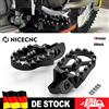 NICECNC Pedane Poggiapiedi per KTM EXC 300, Husqvarna TE 300 FE 350 FE 450 FE 501 2017-2023, GasGas EC 300 2021-2023