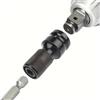 NONE Adattatore da 1/2 a 1/4 per Avvitatore a Impulsi, Convertitore Esagonale, Prolunga per Chiave Elettrica e Utensili Elettrici