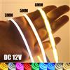 HEGEHE DC 12V COB LED Strip Light per la decorazione domestica 3MM 5MM 8MM 0.5-5M 9 colori Bianco/Rosso/Blu/Rosa/Verde Nastro flessibile TV Retroilluminazione Corda
