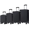YONSLY Set di Valigie YONSLY 4 Pezzi 16/20/24/28 Pollici con Cerniera Doppia YKK, Serratura TSA, 4 Ruote Silenziose a 360° ° Set di Valigie Minimaliste con Borsa a Rete e Impugnatura Morbida in Gomma,