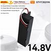 Ddadache Batteria Li-Ion 14.4V per Xiaomi Mop 2S / Mop Pro/Mop P, Compatibile con Robot Aspirapolvere Mijia STYTJ02YM, XMSTJQR2S