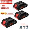 Ddadache Nuovo modello 2026 Batteria agli ioni di litio migliorata da 18V 6.0Ah piccola e leggera per trapano avvitatore a batteria Bosch 18V Max Procore 1600A016GB